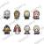 Fate/Apocrypha Petit Bit Strap Collection Ver. Black (Set of 8) (Anime Toy) Item picture1