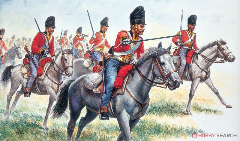 ナポレオン戦争 イギリス重騎兵 スコットグレイ (プラモデル) その他の画像1
