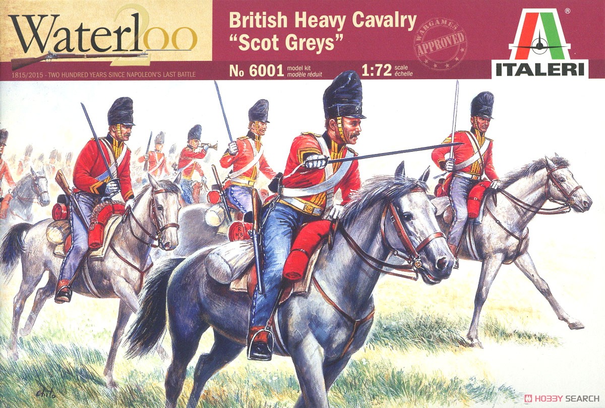 ナポレオン戦争 イギリス重騎兵 スコットグレイ (プラモデル) パッケージ1