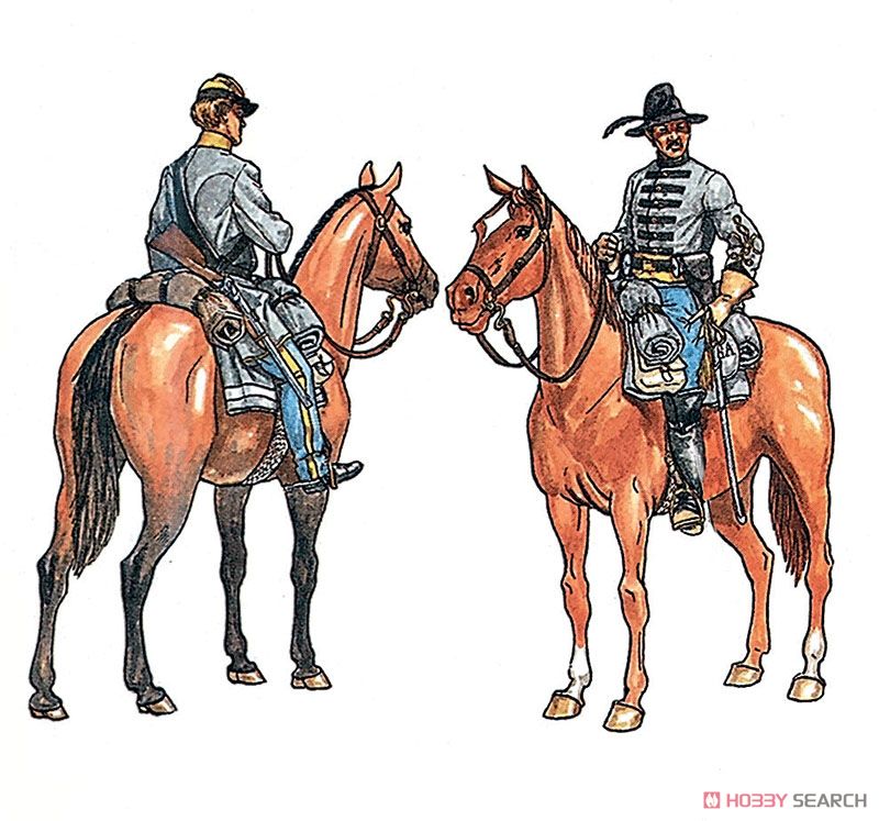 南北戦争 南軍 騎兵 (プラモデル) その他の画像2