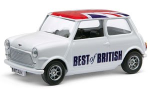 Classic Mini (White/Union Jack) Best of British (Diecast Car)