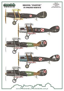 ブリストル F.2b 戦闘機 「ポーランド仕様」 (デカール)