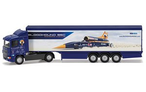 Bloodhound SSC UK Display Version Super Hauler (ミニカー)