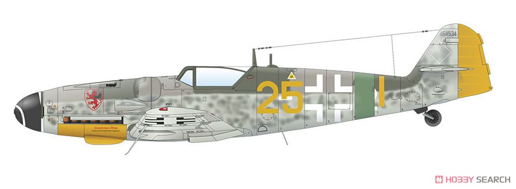Bf109G-14 プロフィパック (プラモデル) 塗装3
