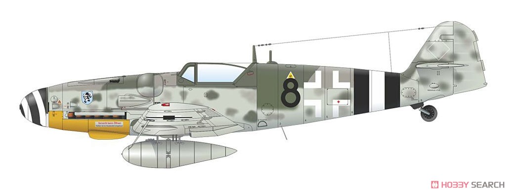 Bf109G-14 プロフィパック (プラモデル) 塗装4