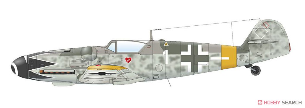 Bf109G-14 プロフィパック (プラモデル) 塗装5