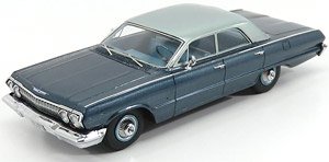 Chevrolet Biscayne 1963 Blue / Light Blue (Diecast Car)