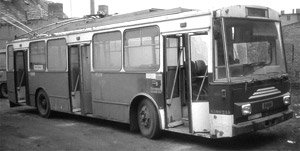 Skoda 14tr Bus (White/Dark Green) Eberswalde (Diecast Car)