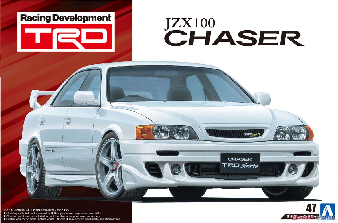 TRD JZX100 チェイサー `98 (トヨタ) (プラモデル) パッケージ1