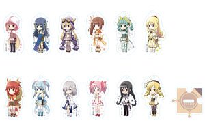 Puella Magi Madoka Magica Side Story: Magia Record Puzzle Style Acrylic Stand Key Ring (Set of 12) (Anime Toy)