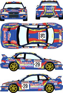 Subaru Impreza 98 WRC Rallye Sanremo 1999 #29 (Decal)