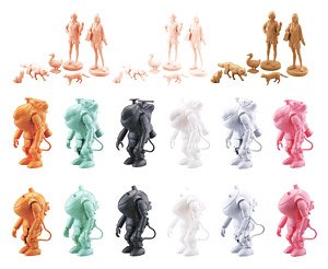 35 Gacha-nen -Kow Yokoyam World- JK Friends (Set of 15) (Plastic model)