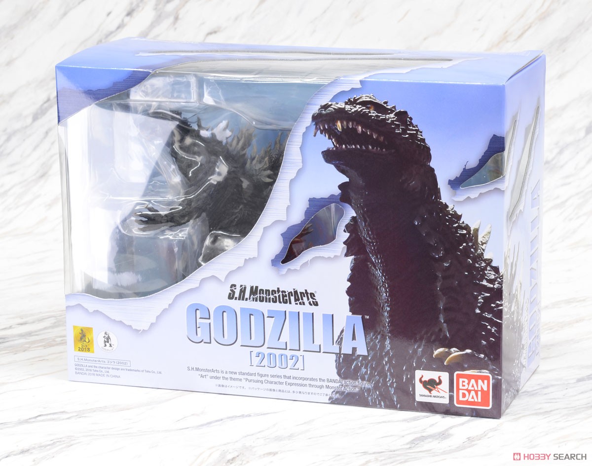 S.H.MonsterArts Godzilla (2002) (Completed) Package1