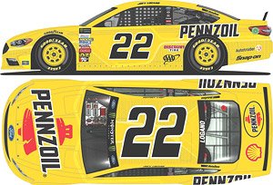 NASCAR Cup Series 2018 Ford Fusion Pennzoil #22 Joey Logano Color Chrome (Diecast Car)