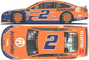 NASCAR Cup Series 2018 Ford Fusion AUTOTRADER #2 Brad Keselowski ELITE Series (ミニカー)