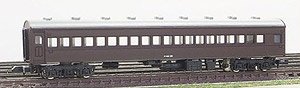 Pre-Colored J.N.R. Passenger Car Type SUHA44 Coach (Brown) (Unassembled Kit) (Model Train)