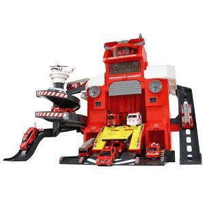 Tomica World Transform Fire Station (with Special Tomica Ver.) (Tomica)