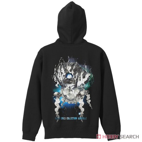 Kantai Collection Deep Sea Jellyfish Princess Full Color Zip Parka Black XL (Anime Toy) Item picture1