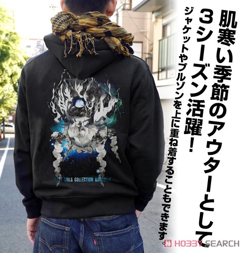 Kantai Collection Deep Sea Jellyfish Princess Full Color Zip Parka Black XL (Anime Toy) Other picture2