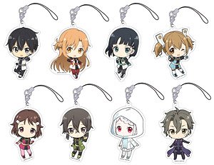 Sword Art Online the Movie -Ordinal Scale- Puchikko Trading Acrylic Strap (Set of 8) (Anime Toy)