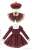 Holy Night Date Clothes Set (Bordeaux) (Fashion Doll) Item picture1