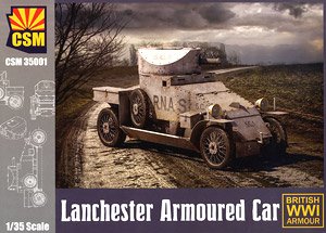 Lanchester 4x2 Armored Car (Plastic model)