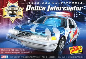 1996 フォード クラウン ビクトリア ポリス・インターセプター アメリカンポリスカー最優秀賞マシン (プラモデル)