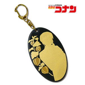 Detective Conan Gold Lacquer Acrylic Key Ring (Toru Amuro) (Anime Toy)