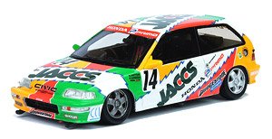 Honda Civic EF9 #14 Jaccs JTC 1992 (Diecast Car)