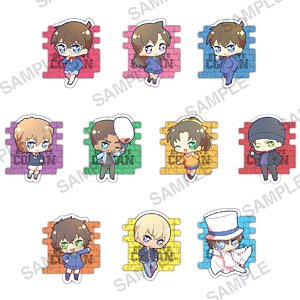Detective Conan Clear Clip Badge Vol.2 (Set of 10) (Anime Toy)