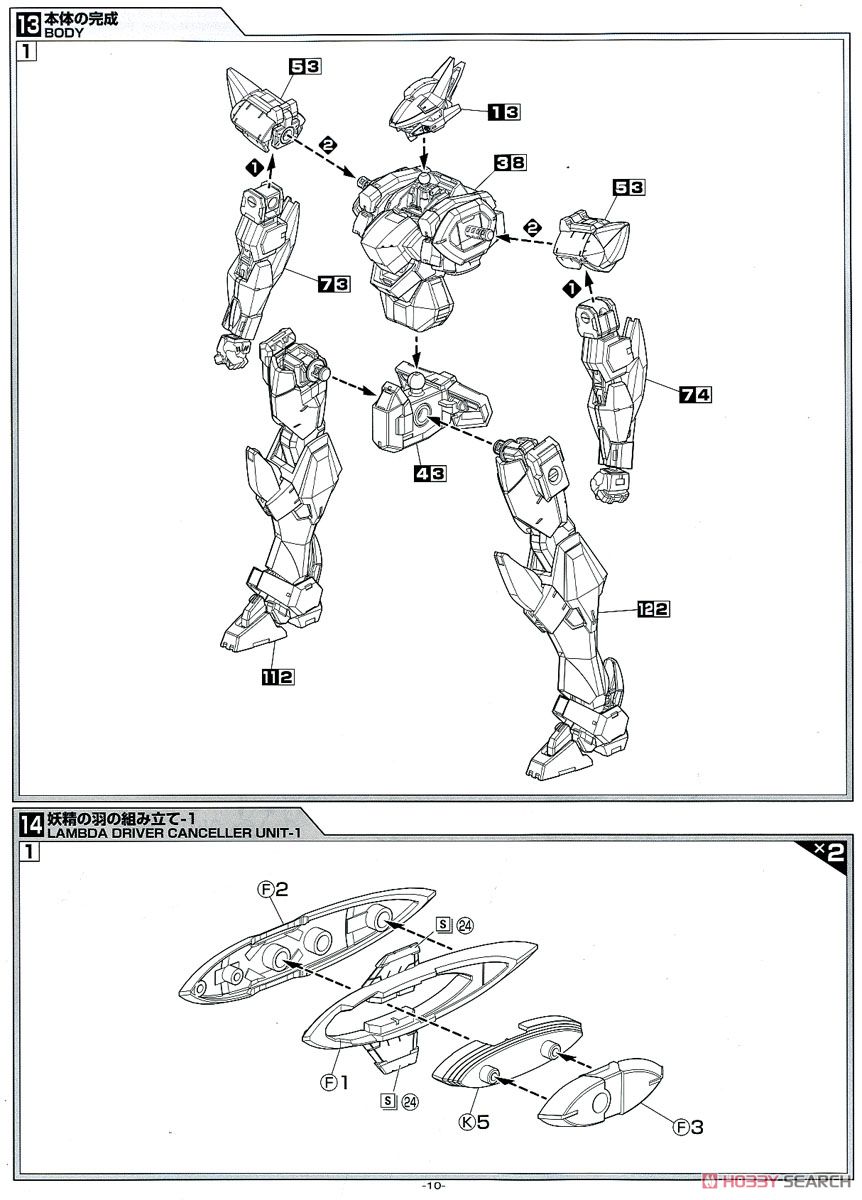 Full Metal Panic! IV ARX-8 Laevatein (Plastic model) Assembly guide7