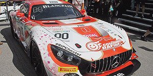 Mercedes AMG GT3 `Good Smile Racing & Team Ukyo` #00 Nobuteru Taniguchi/Tatsuya Kataoka/Kamui Kobayashi SPA 24h 2017 Qualifying (Diecast Car)