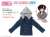 PNXS Boys Hooded Pea Coat (Navy) (Fashion Doll) Item picture1