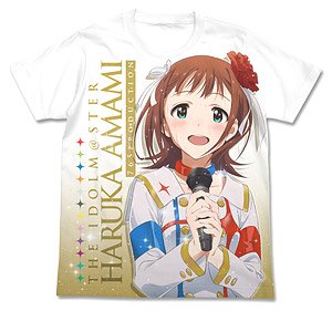 THE IDOLM@STER MOVIE 輝きの向こう側へ！ 天海春香フルグラフィックTシャツ 輝きの向こう側へ！Ver. WHITE M (キャラクターグッズ)