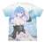 Re:ゼロから始める異世界生活 レム フルグラフィックTシャツ WHITE XL (キャラクターグッズ) 商品画像1