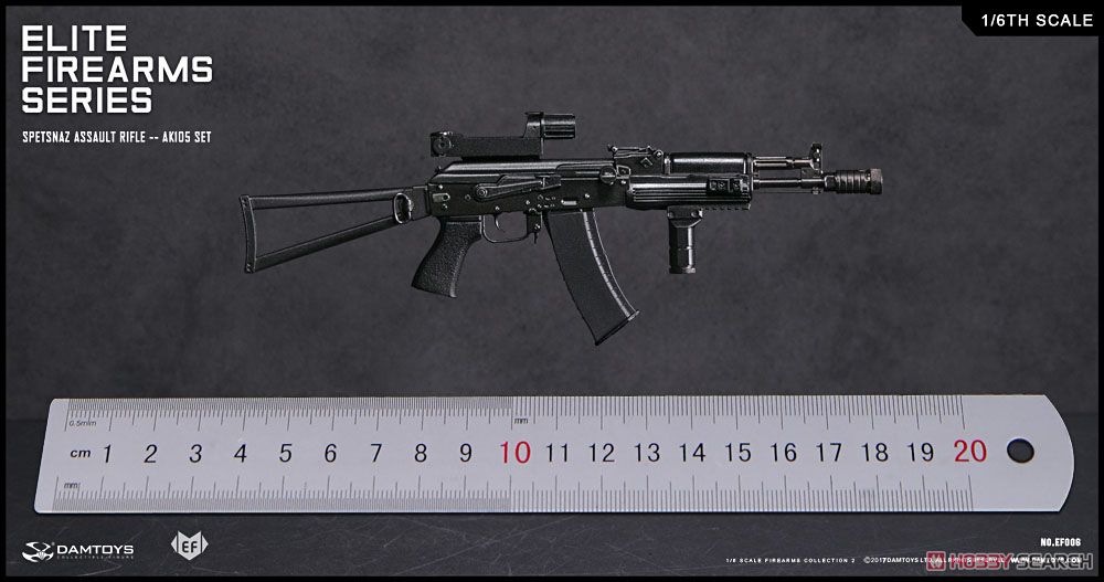 ダムトイ 1/6 エリートファイヤーアームズシリーズ 2 スペツナズ アサルト ライフル AK105 セット ブラック (ドール) その他の画像2
