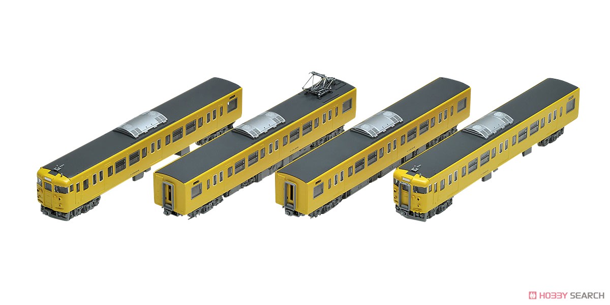 JR 115-2000系 近郊電車 (JR西日本40N更新車・黄色) 基本セット (基本・4両セット) (鉄道模型) 商品画像7