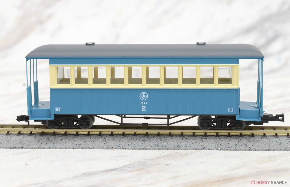 鉄道コレクション ナローゲージ80 富井電鉄猫屋線 キハ12・ホハ2形 新塗装 (2両セット) (鉄道模型) 商品画像7