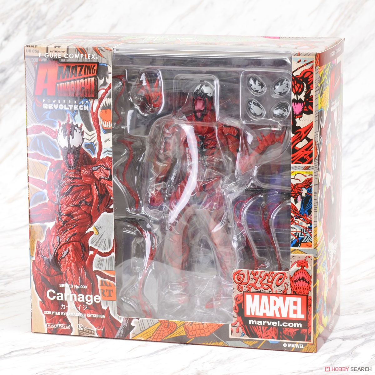 フィギュアコンプレックス Amazing Yamaguchi Series No.008 マーベル・コミック Carnage (カーネイジ) (完成品) パッケージ1