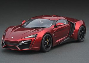 W MOTORS Lykan Hypersport Metallic red (ミニカー)