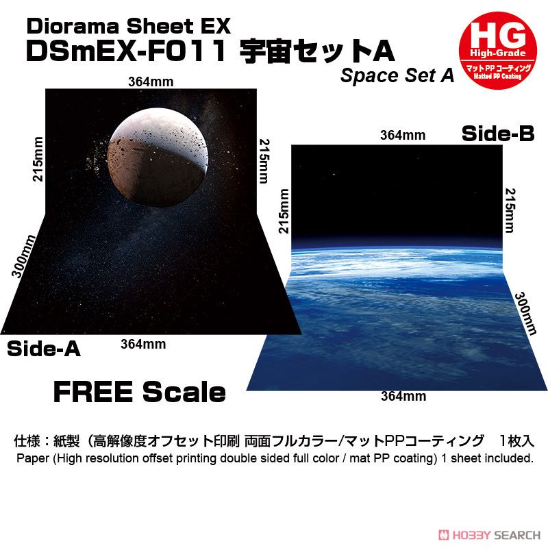 ジオラマシート EX-HG [宇宙セットA] (ドール) 商品画像1