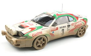トヨタ セリカ GT-FOUR(ST185)1993 モンテカルロ ウィナー オリオール #3 (汚し塗装) (ミニカー)