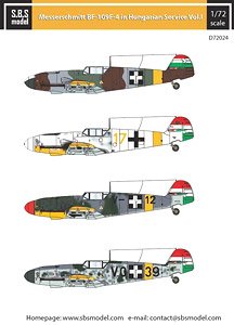 Messerschmitt Bf-109F in Hungarian Service VOL. I. (Decal)