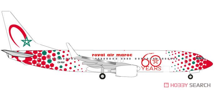 737-800 ロイヤル エア モロッコ 60th anniversary CN-RGV (完成品飛行機) その他の画像1