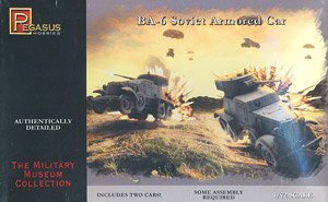 WW.II ソビエト軍 BA-6装甲車 (2輌セット) (プラモデル)