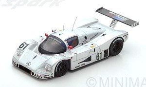 Sauber-Mercedes C9 No.61 2nd Le Mans 1989 M. Baldi K. Acheson G. Brancatelli (ミニカー)