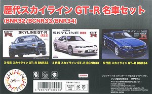 Successive Skyline GT-R Set (BNR32/BNR33/BNR34) (Model Car)