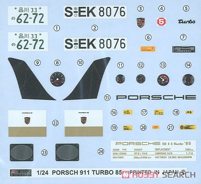 Porsche 911 Turbo `85 (Model Car) Contents4
