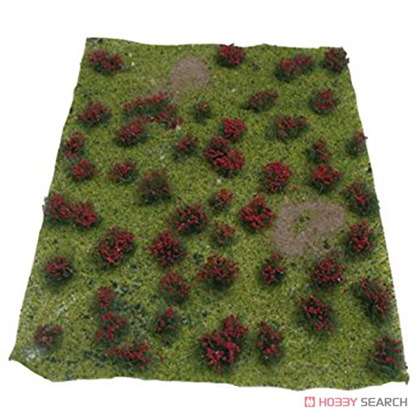 95604 (HO) 情景シート 花盛りの牧草地 (Landscape Detailing - Flowering Meadow Red, 5``x7``) (12.7cm×17.8cm) 商品画像1