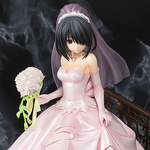 Date A Live [Kurumi Tokisaki] Wedding Ver Pink (PVC Figure)